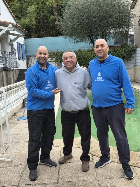 Photo avec notre client